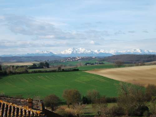 La vue, Bellegarde, les Pyrenées